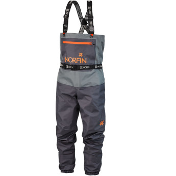 Полукомбинезон забродный NORFIN PILOT STOCKINGFOOT GRAY р.ML